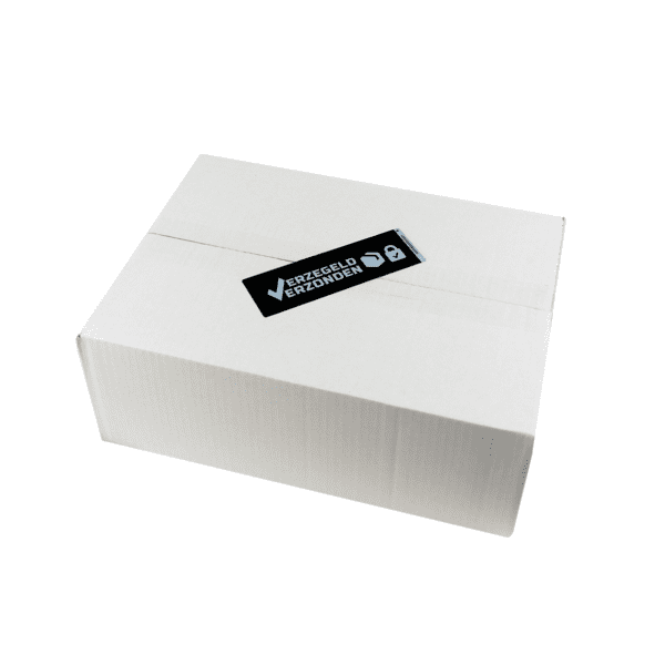 Verzegeld Verzonden label